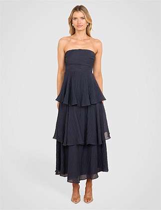 YUKI RUFFLE MAXI DRESS