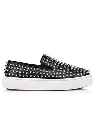 SPIKEBOAT DONNA FLAT NAPPA DS/GG BLACK/SV