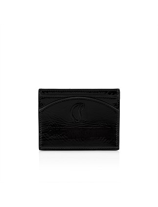 LOUBI54 CARD HOLDER PATENT VOG BLACK