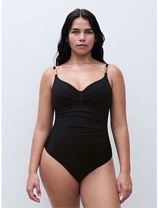 SWIM ICON COVERING UNDERWIRE ONE PIECE SWIMSUIT