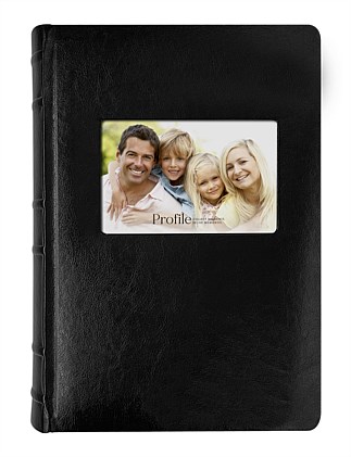 Prestige Leather Black Photo Album - 300 Photos