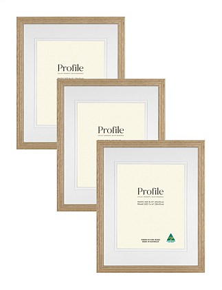 Australian Made Timber Photo Frame 11x14in/8x10in Vic Ash (3 Pack)