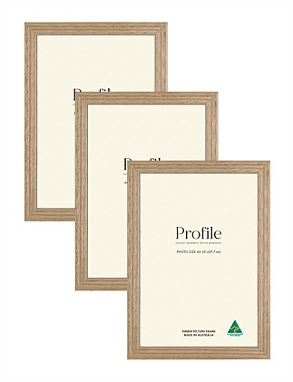 Australian Made Timber Certificate Photo Frame A4 Vic Ash (3 Pack)