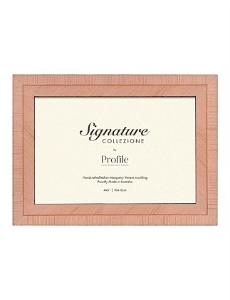 Signature Italian Veneer Photo Frame - Giardino Rosa 4x6in