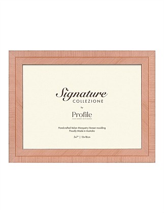 Signature Italian Veneer Photo Frame - Giardino Rosa 5x7in