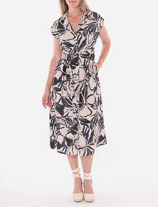 MONO BLOOM SHIRTDRESS