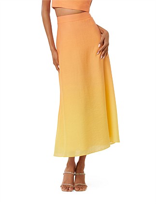 CELESTE PETITE FORMAL MIDI SKIRT