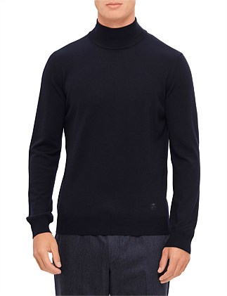 Extrafine Merino Mock Neck Lupetto Knit