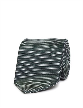 Polka Dot Jacquard Silk Tie