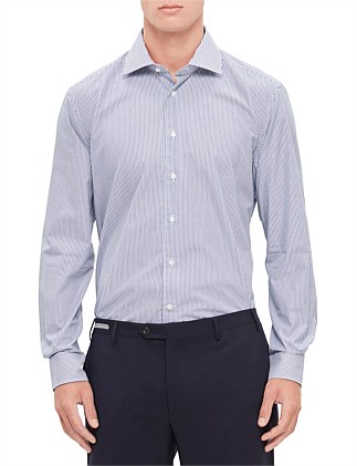 Wrinkle Free Couture Fit Stripe Twill Shirt