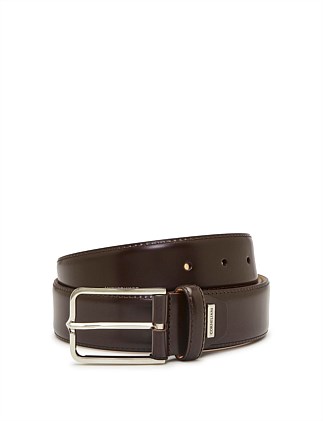 35mm Rounded Calfskin Belt