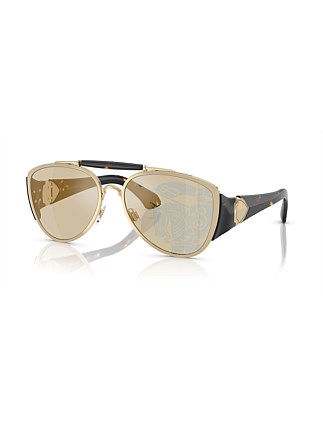 Pilot LIGHT GOLD DARK BROWN TAMPO GOLD Sunglasses