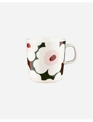 Oiva Unikko mug green/pink 400ml