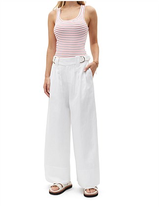 D RING PLEAT PANT