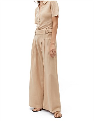 D RING PLEAT PANT