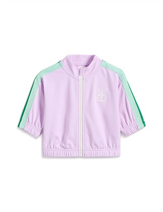 ZIP UP LOGO SWEAT