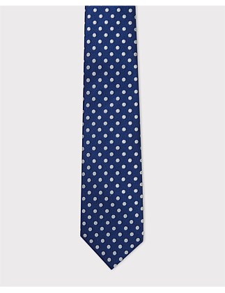 TIE DOT NAVY