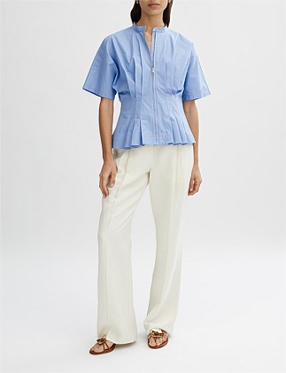 TATE PLEATED TOP