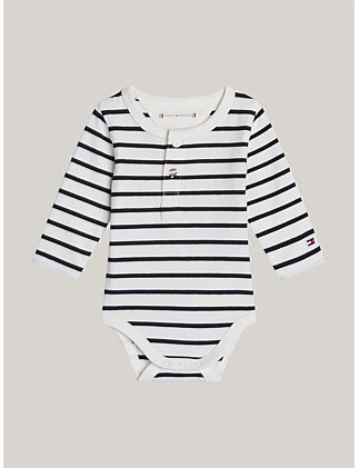 NAUTICAL STRIPE BABY BOY BODY