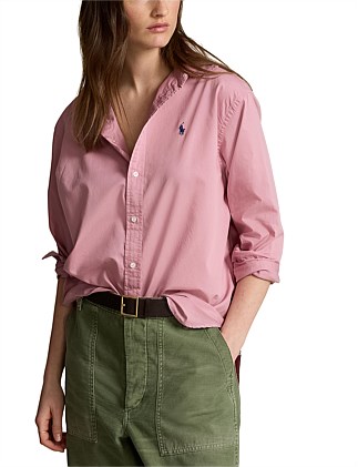 OVERSIZE FIT COTTON TWILL SHIRT