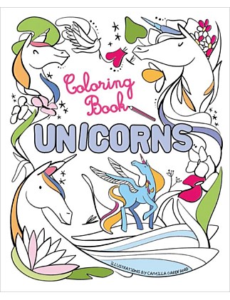 Unicorns Coloring Book