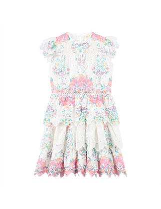 Gracie Embroidered Mini Dress