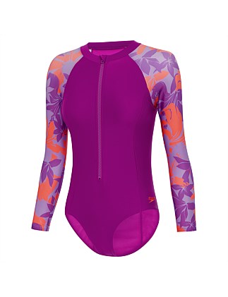 GIRLS LONG SLEEVE SWIMSUIT