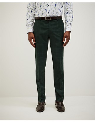 Windowpane Check Tailored Pant