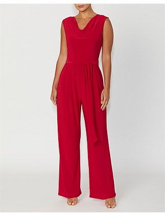 JILLIAN RED JUMPSUIT