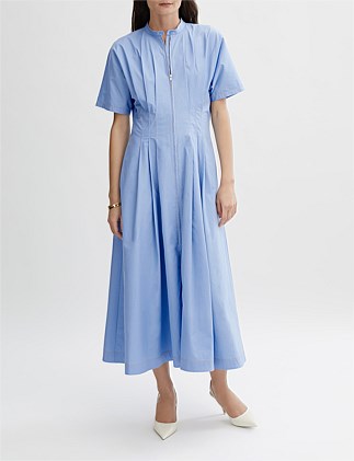 TATE PLEATED DRESS