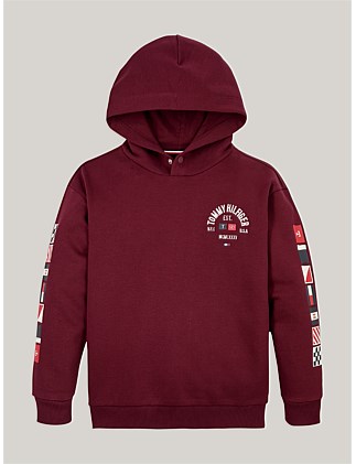 FLAGS EMBROIDERED HOODIE