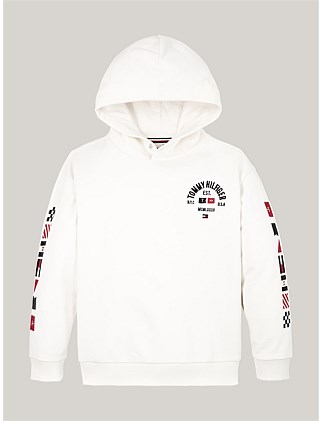 FLAGS EMBROIDERED HOODIE