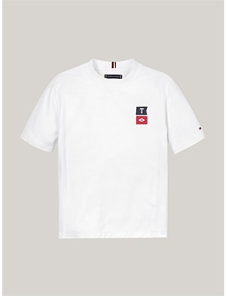 FLAGS EMBROIDERED TEE