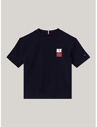 FLAGS EMBROIDERED TEE