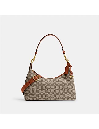 JULIET SHOULDER BAG IN SIGNATURE TEXTILE JACQUARD