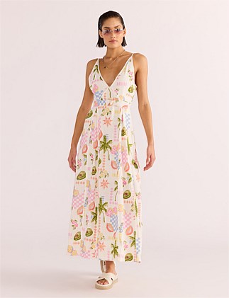 GRACIE PANEL MIDI DRESS