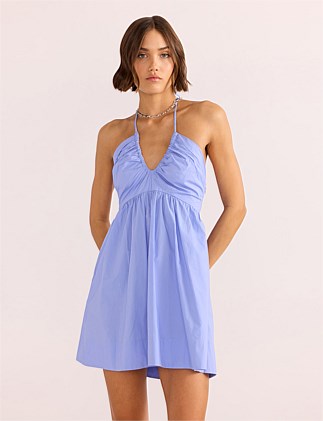 AVALON U NECK MINI DRESS