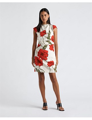 POPPY TUCKED MINI DRESS