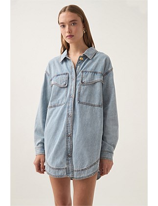 Ray Longline Denim Shirt