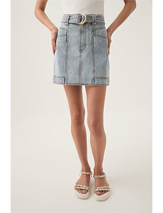 Ray Denim Mini Skirt