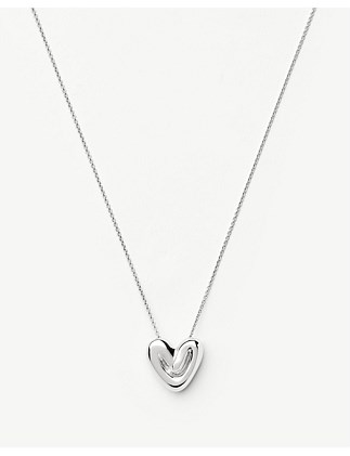 PUFFY HEART PENDANT NECKLACE