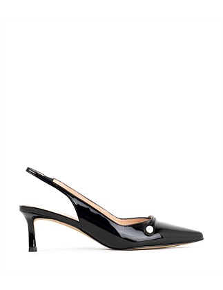 DIVINE55 SLINGBACK PUMP WITH PEARL