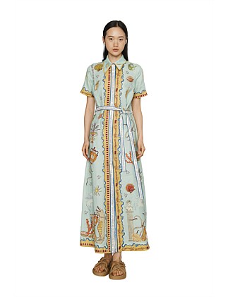 SURREALIST SUMMER SHIRTDRESS