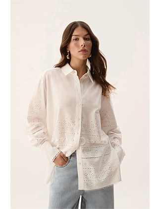 Cloud Embroidered Shirt