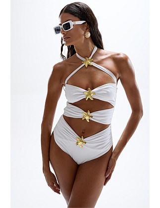 Diamond Seastar Cut-Out Swimsuit