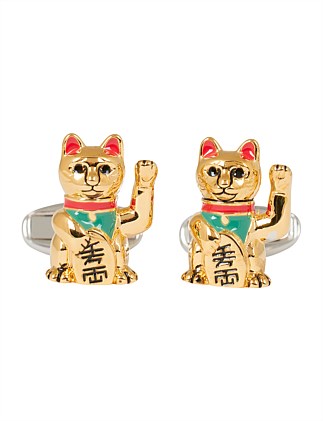 LUCKY CAT CUFFLINKS