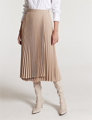 WRAP PLEAT SKIRT