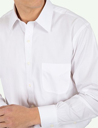 Regular Fit Non-Iron Dress Shirt Pinpoint Oxford Ainsley Collar