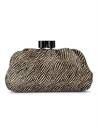 ADDISON Woven Clutch