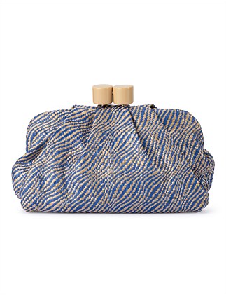 ADDISON Woven Clutch